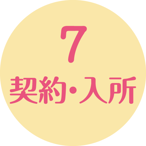 7.契約・入所